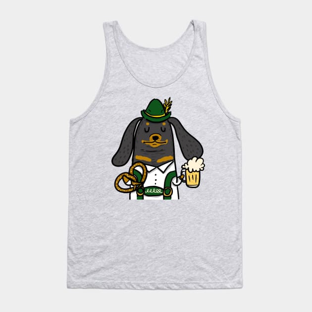 Oktoberfest Doxie Tank Top by Fluffymafi